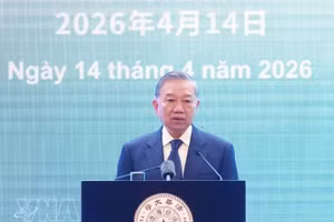 El secretario general del Partido Comunista de Vietnam y presidente del país, To Lam, interviene en el foro. (Foto: VNA)