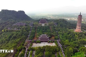 Vista del complejo turístico espiritual de Bai Dinh, en la provincia de Ninh Binh. (Foto: VNA)