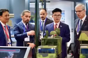 La Viettel High Tech participa en la Exposición Internacional de Industria de Defensa y Aeroespacial SAHA 2026, presentando 73 productos de alta tecnología en ocho áreas clave (Foto: Viettel)