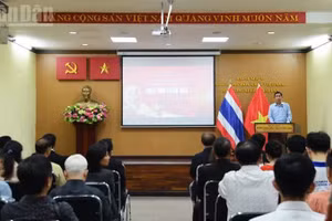 La embajada de Vietnam en Tailandia celebra diversas actividades con motivo del 136º aniversario del natalicio del Presidente Ho Chi Minh. (Foto: Minh Thang)
