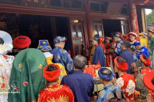 Rituales del Festival del Templo Hue Nam. (Foto: VNA)