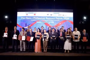 Delegados en el Foro Empresarial Vietnam-Filipinas. (Foto: Vinachem)