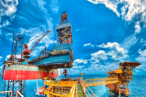 Plataforma petrolífera de Petrovietnam. (Foto: Nhan Dan)