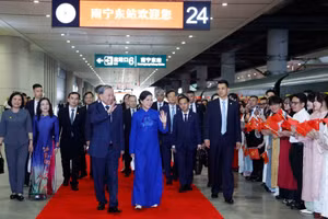 [Foto] Máximo dirigente vietnamita concluye con éxito su visita de Estado a China