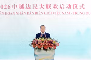 [Foto] Máximo dirigente vietnamita asiste a ceremonia de apertura del Festival Popular de frontera Vietnam-China