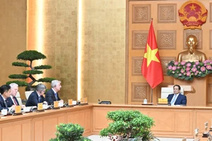 [Foto] Premier vietnamita recibe a delegación de Consejo Empresarial Estados Unidos-Asean