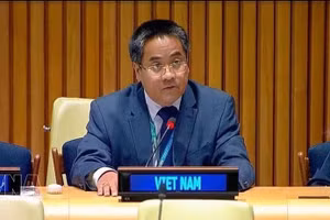 El ministro consejero Nguyen Hai Luu, subjefe de la misión permanente de Vietnam ante la ONU (Foto: VNA)