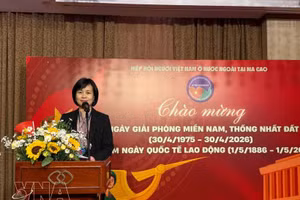 La cónsul general de Vietnam en Hong Kong y Macao, Le Duc Hanh (Foto: VNA)