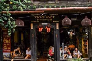 En el casco antiguo de Hoi An. 