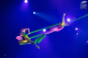El espectáculo 'Lotus Swing'. (Fuente: Federación de Circo de Vietnam)
