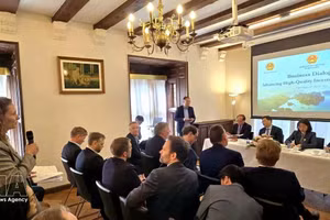 En el evento. (Fuente: VNA)