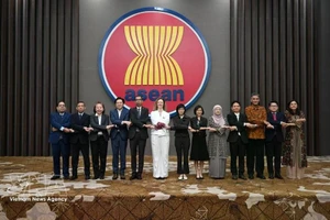 Delegados asisten a la quinta reunión del Comité Conjunto de Cooperación Asean-Reino Unido. (Foto: VNA)