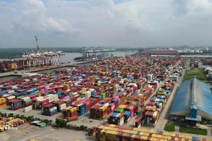 Sistema portuario de Cai Mep-Thi Vai, en Ciudad Ho Chi Minh (Foto: VNA)