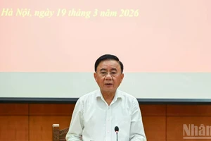 [Foto] Celebran primera sesión del Comité Directivo sobre desarrollo de cultura vietnamita