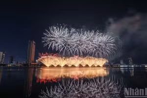 Una de las actividades en el Festival Internacional de Fuegos Artificiales de Da Nang (DIFF 2026).