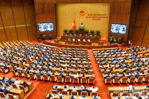 [Foto] Inauguran primera reunión extraordinaria de la Asamblea Nacional de Vietnam de la XVI Legislatura
