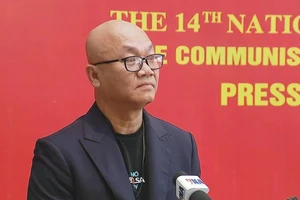 El periodista Vu Hoang Lan, representante del canal PhoBolsaTV (Fuente: VNA)