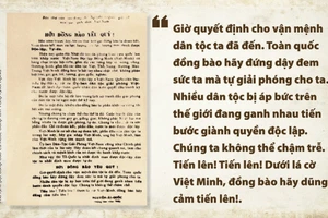 18 de agosto de 1945: Presidente Ho Chi Minh convoca Levantamiento general