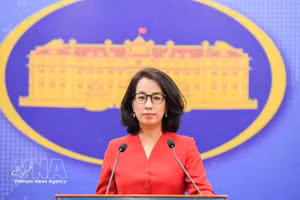 La portavoz del Ministerio de Relaciones Exteriores de Vietnam, Pham Thu Hang. (Foto: VNA)