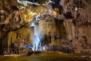 La cueva Thang recibió su nombre en honor a un residente local que descubrió su entrada. (Foto: VNA)