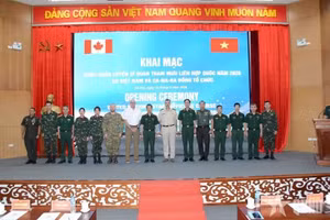 En la inauguración. (Foto: qdnd.vn)