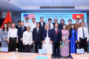 Delegados al acto. (Foto: VNA