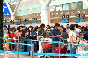 Aeropuerto internacional de Tan Son Nhat recibe número récord de pasajeros. (Foto ilustrativa: Vietnamnet)