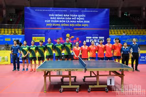 La final por equipos mixtos enfrenta al Ejército 1 y Hai Phong 2.