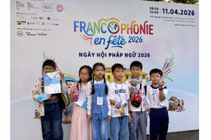 Los niños en el evento. (Foto: VNA)