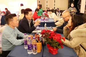 En el programa de promoción del turismo vietnamita en China. (Foto: VNA) 