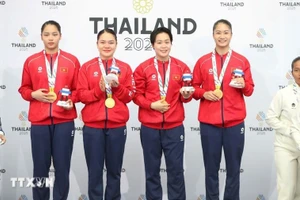 Los atletas vietnamitas mantienen actuaciones destacadas en los SEA Games 33. (Foto: VNA)