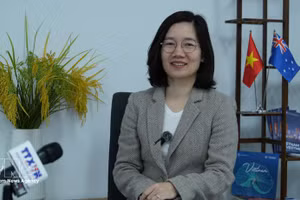 La jefa de la Oficina Comercial de Vietnam en Australia, Tran Thi Thanh My. (Foto: VNA)