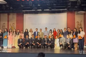 Jóvenes vietnamitas en Europa fortalecen su red de estudiantes. (Foto: VNA)