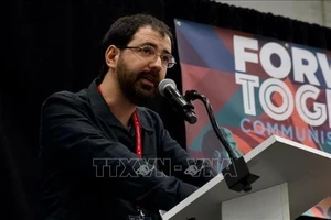 Assaf Talgam, historiador y periodista de Zo HaDerekh, el periódico oficial del Partido Comunista de Israel. (Foto: VNA)