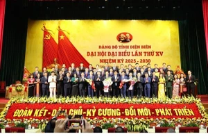 El Buró Ejecutivo del Comité del PCV en Dien Bien en el mantado 2025-2030. 