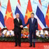 El primer ministro de Vietnam, Le Minh Hung, y el presidente de la Asamblea Nacional y de la Cámara de Representantes de Tailandia, Sophon Zaram. (Foto: Nhan Dan)
