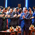 [Foto] Máximo dirigente participa en la ceremonia por el 80º aniversario de la Fuerza de Seguridad Popular