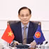 El canciller vietnamita, Le Hoai Trung. (Foto: VNA)