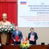 El ministro de Seguridad Pública de Vietnam, general Luong Tam Quang, y el director de la Guardia Nacional de Rusia, general Viktor Zolotov. (Foto: VNA)