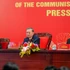 El secretario general del Partido Comunista de Vietnam, To Lam, presidió la conferencia de prensa internacional. (Foto: Nhan Dan)