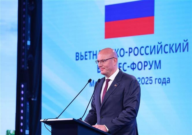 El viceprimer ministro ruso, Dmitry Chernyshenko (Fuente: VNA)