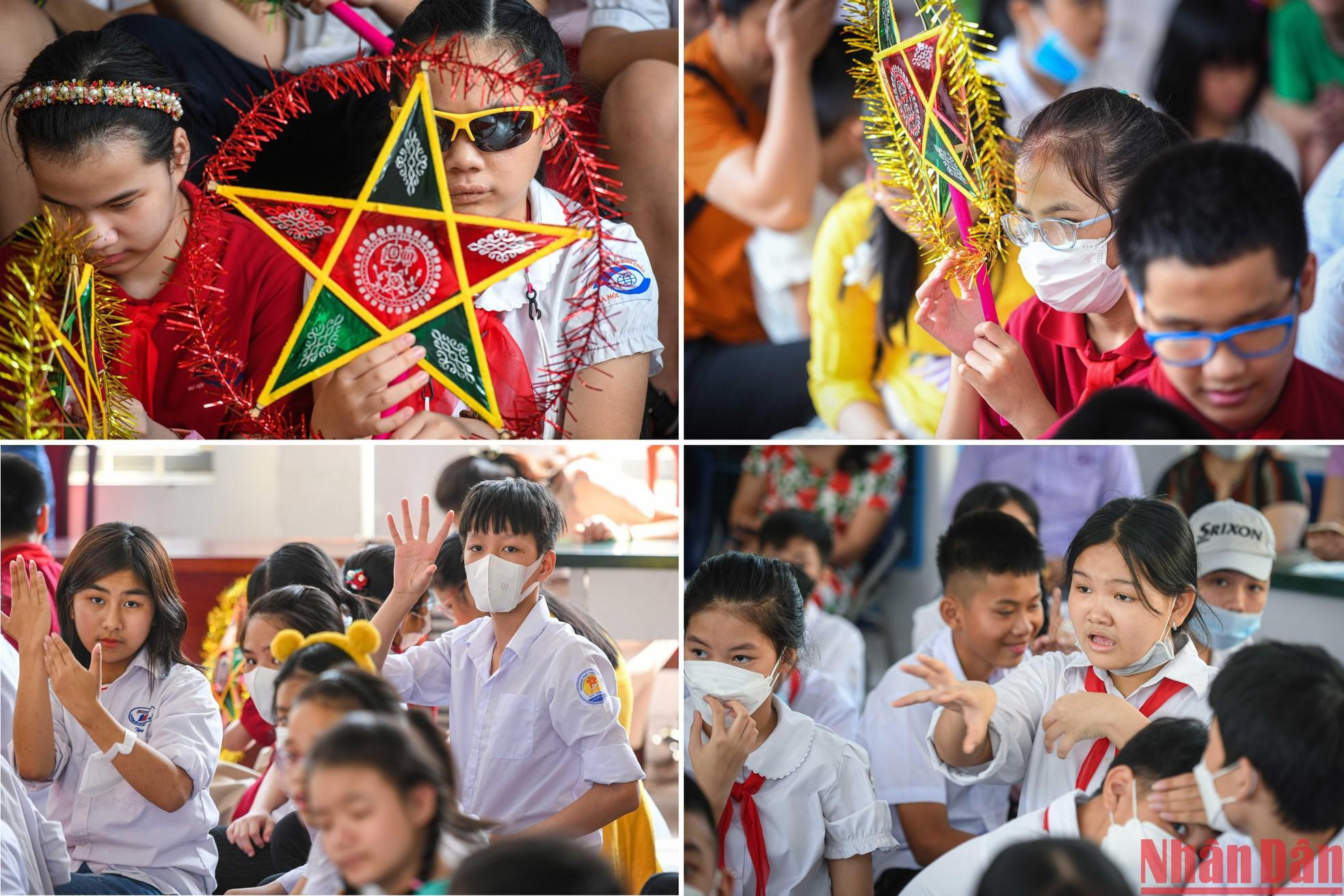 Toques de estudiantes pequeños en los farolillos y otros gestos les ayudan a sentir más profundamente el ambiente festivo Toques de estudiantes pequeños en los farolillos y otros gestos les ayudan a sentir más profundamente el ambiente festivo