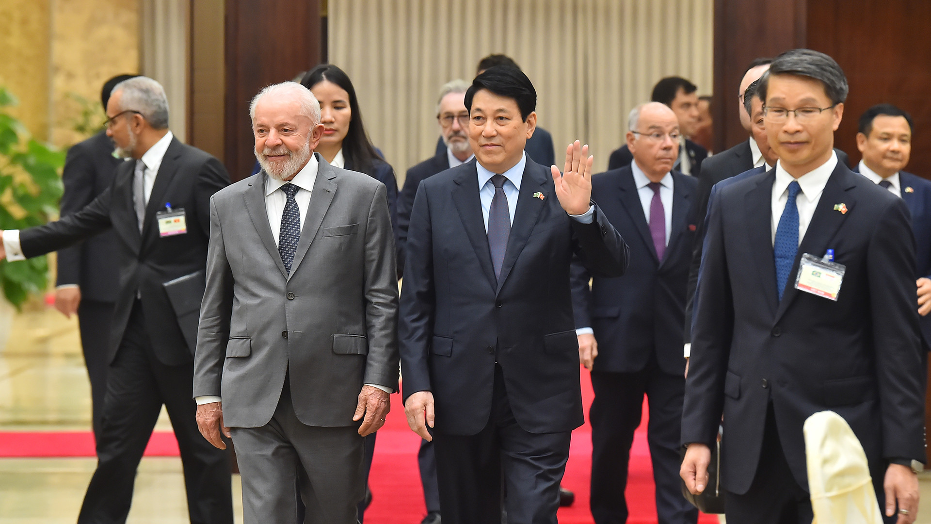 [Foto] Presidente vietnamita ofrece banquete en honor de su homólogo de Brasil