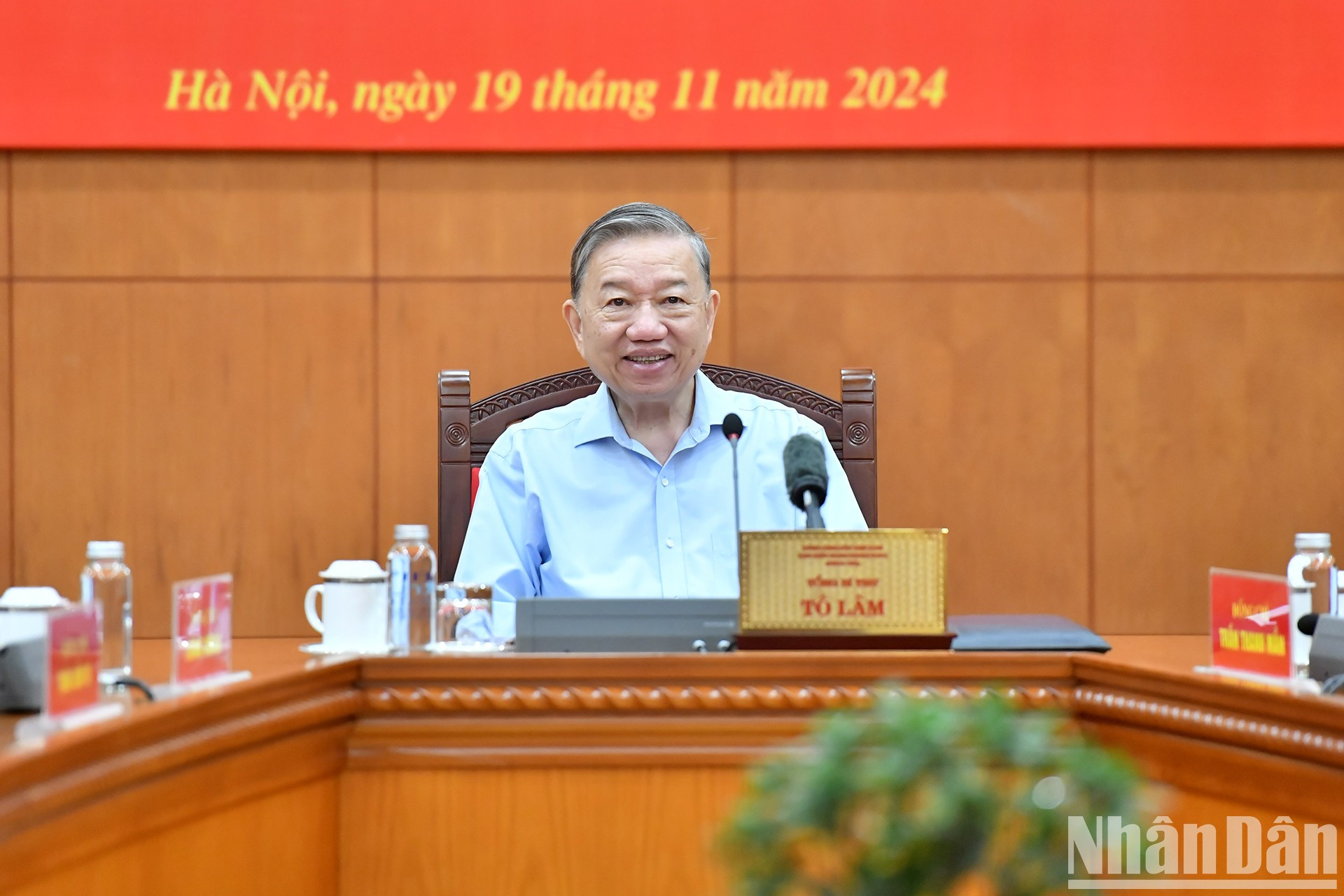 El secretario general del PCV, To Lam.