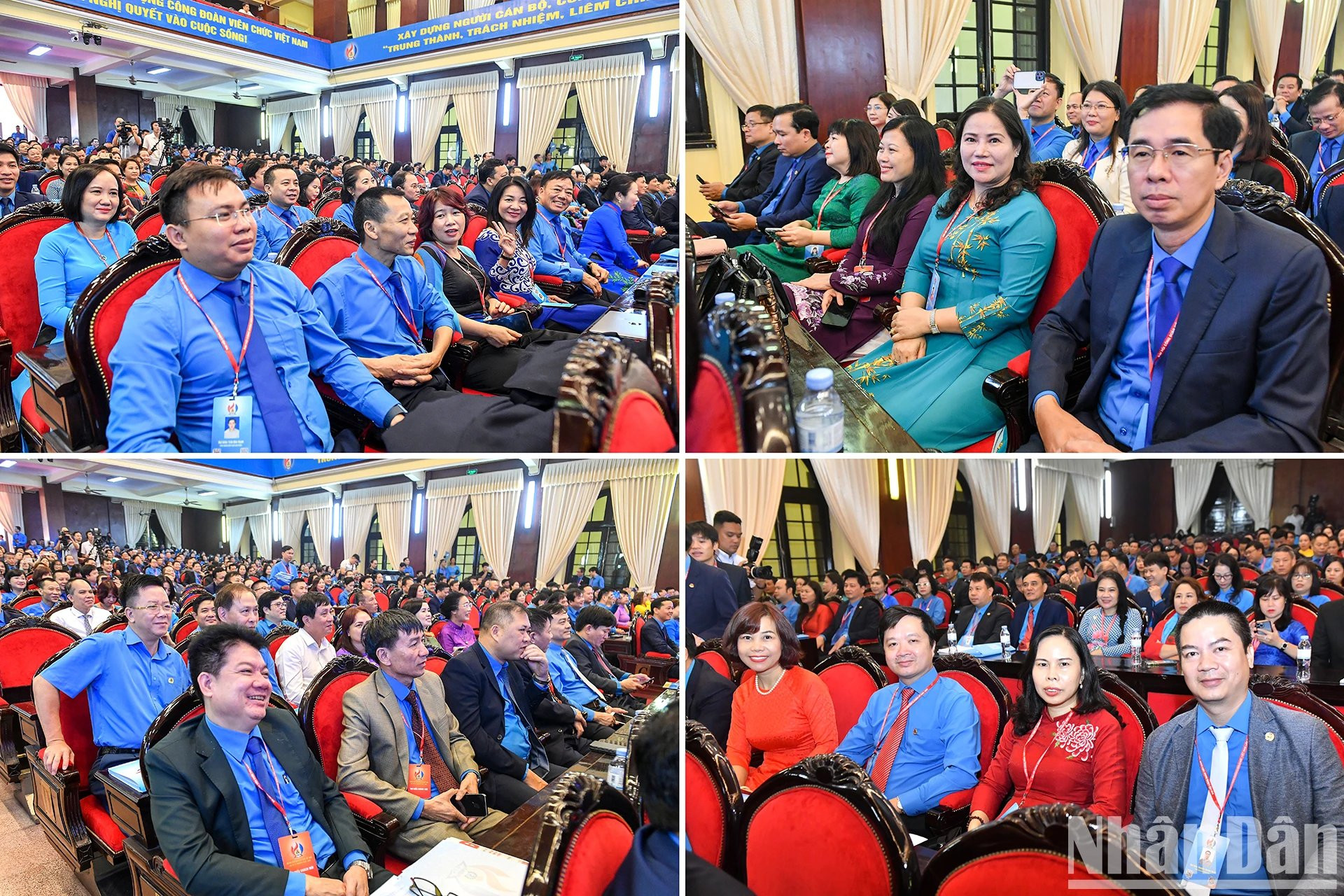 Delegados en el evento.