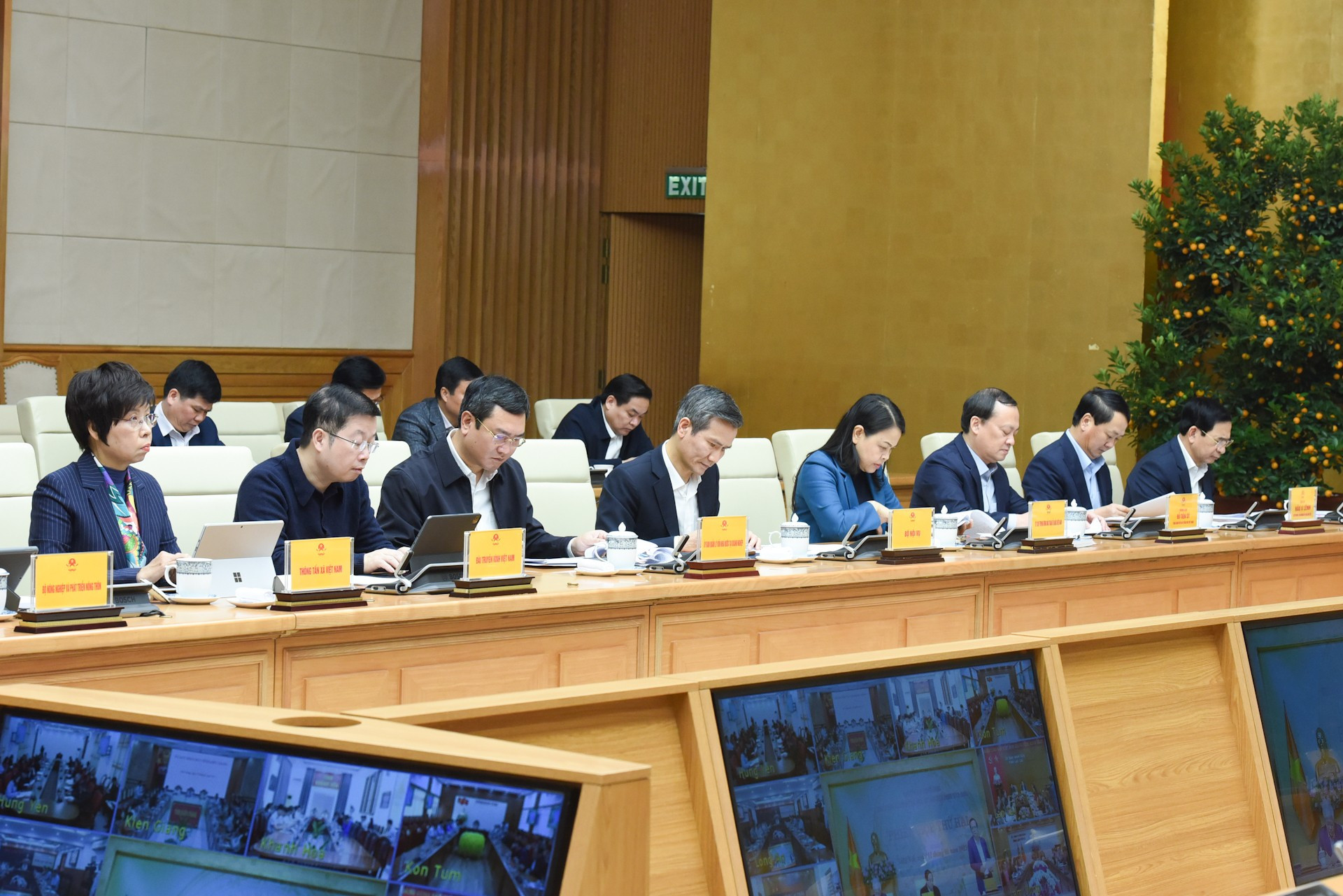 Delegados a la reunión.