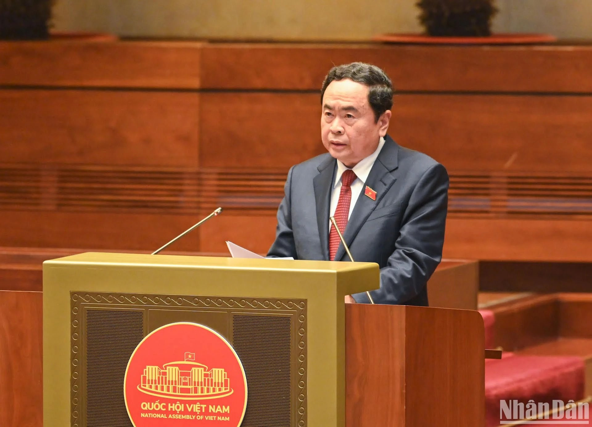 El vicepresidente permanente de la AN, Tran Thanh Man.