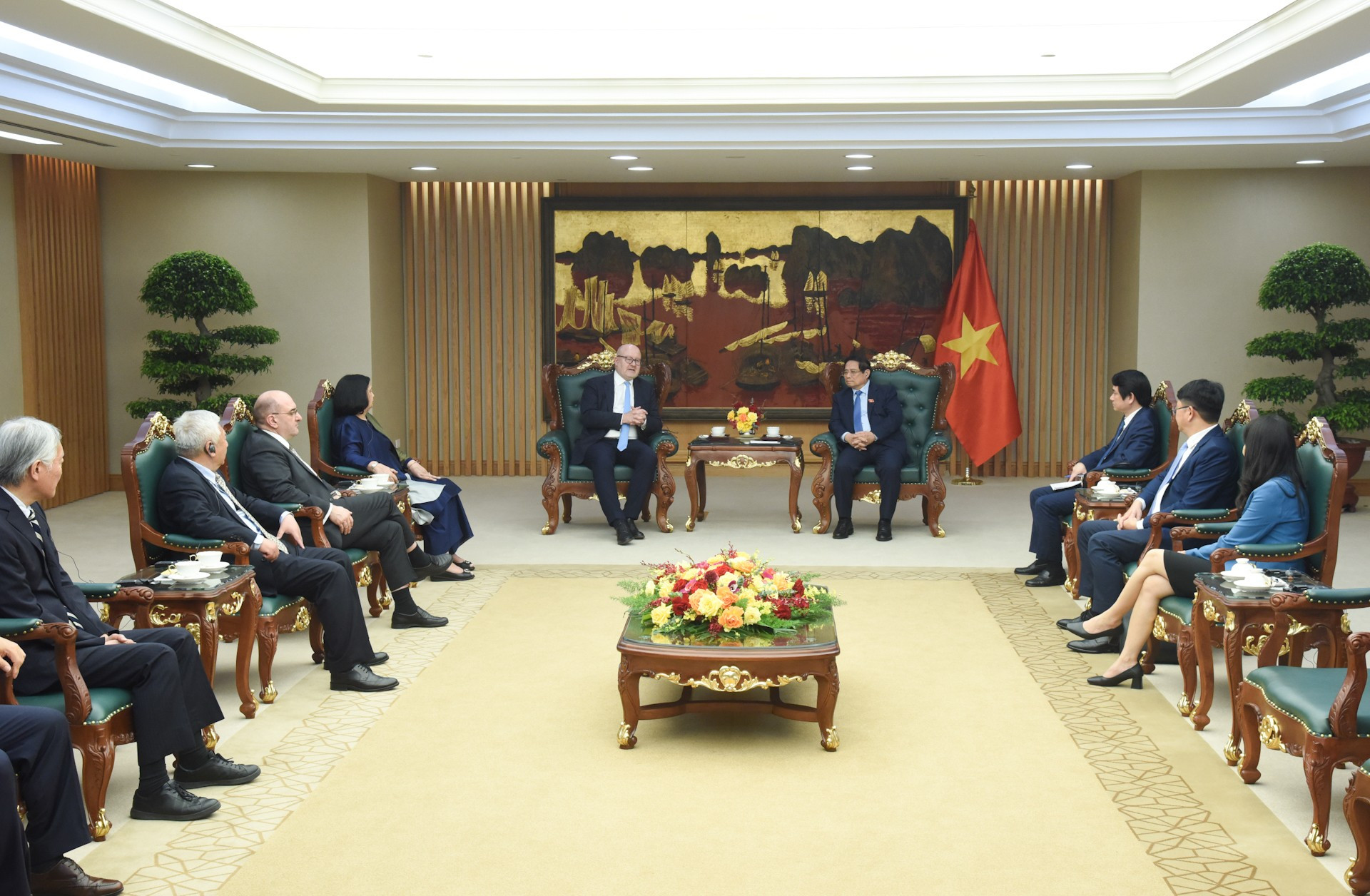 Vista del encuentro.