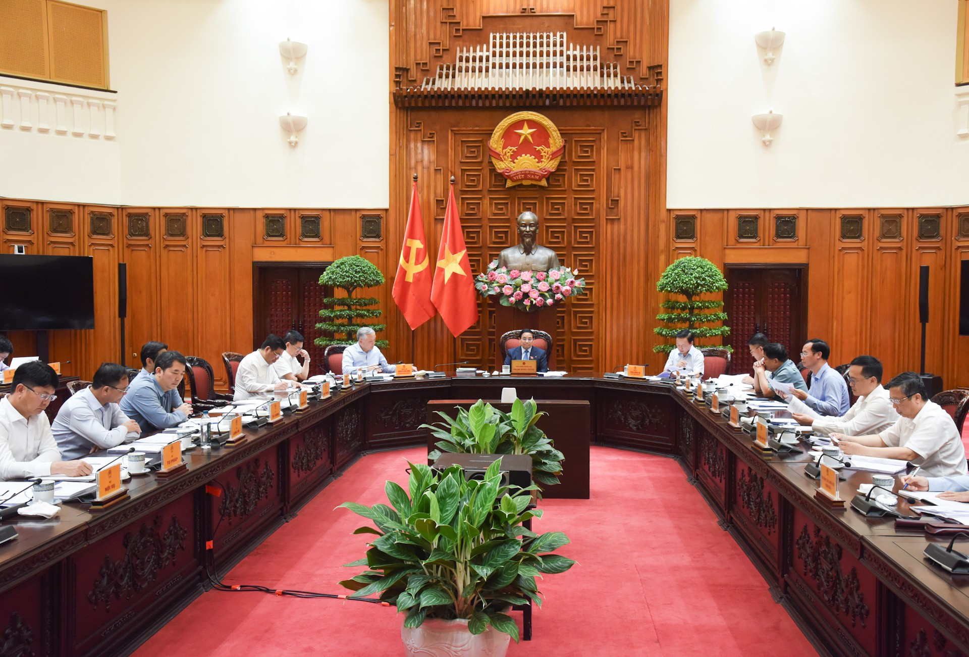 Escena de la reunión.