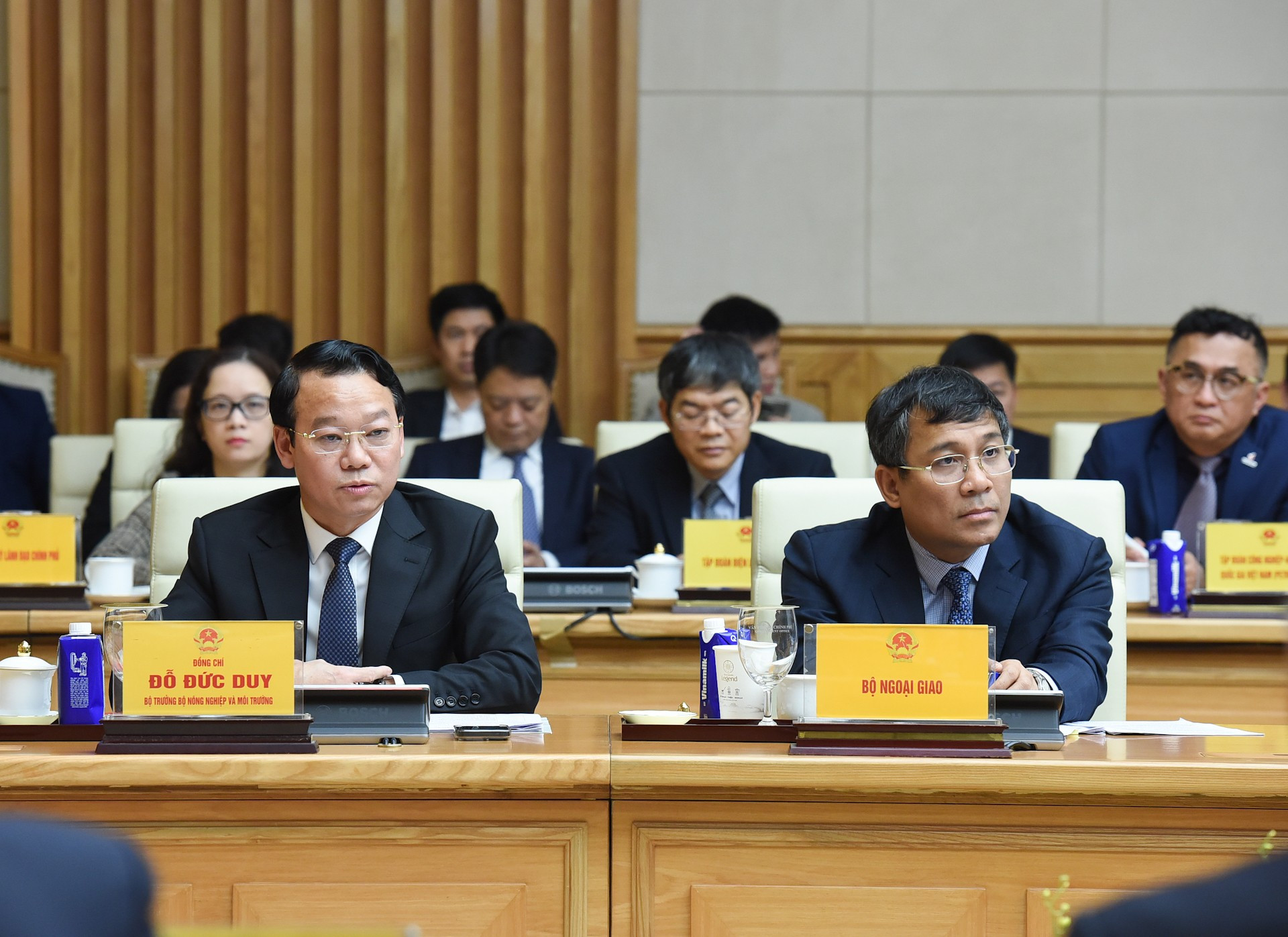 El ministro de Agricultura y Medio Ambiente, Do Duc Duy, habla en el evento. El ministro de Agricultura y Medio Ambiente, Do Duc Duy, habla en el evento.